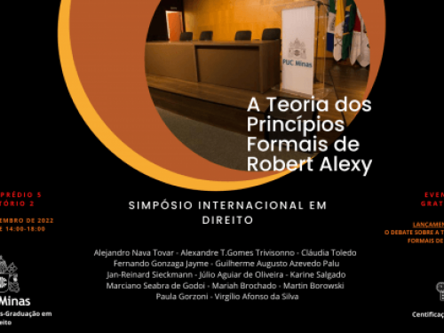Simpósio Internacional em Direito - A Teoria dos Princípios Formais de Robert Alexy 
