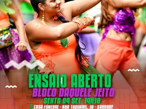 Ensaio Aberto do Bloco Daquele Jeito | Carnaval 2023