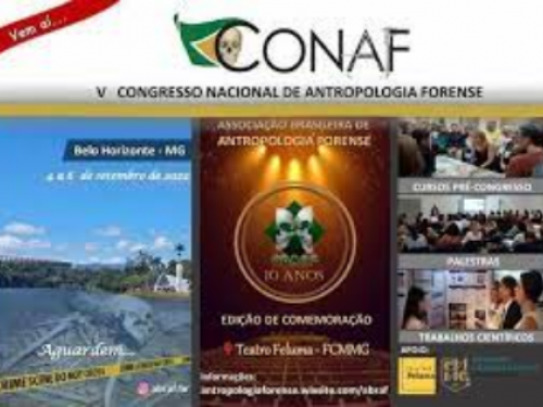 V Congresso Nacional de Antropologia Forense - CONAF 2022