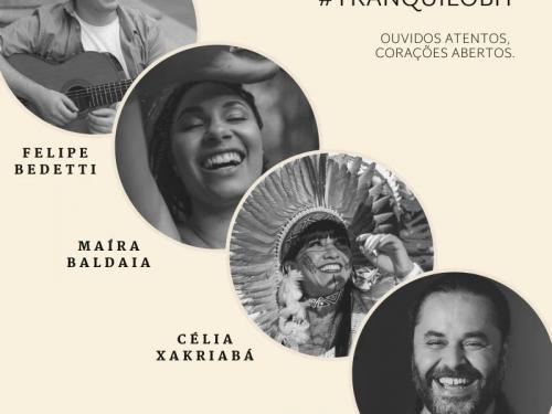 Felipe Bedetti, Maíra Baldaia, Célia Xakiabá e Vitor Santana | Tranquilo BH