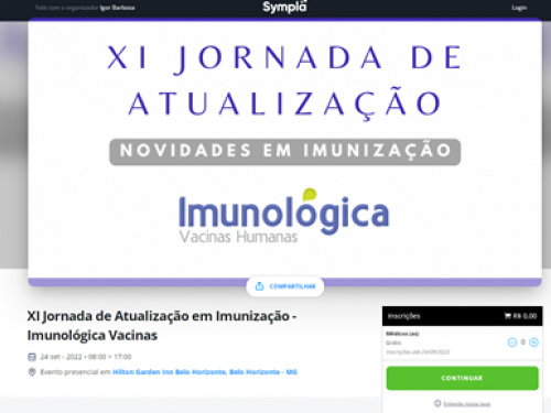 XI Jornada de Atualização em Imunização - Imunológica Vacinas 2022