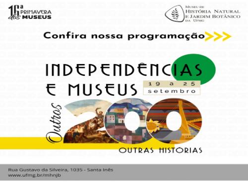 16ª Primavera dos Museus - MHNJB-UFMG 