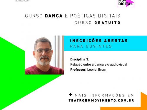 Curso: "Formação em Dança e Poéticas Digitais”