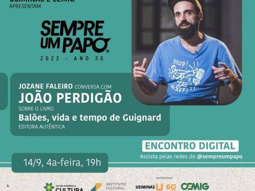 Sempre um papo recebe João Perdigão