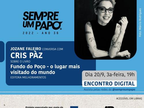 Sempre Um Papo recebe Cris Pàz