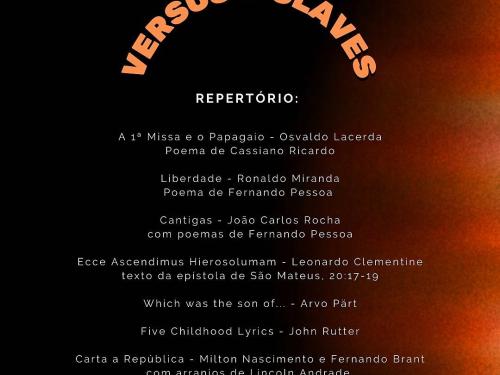 Concertos: “Versos e Claves” - Ars Nova/Coral da UFMG
