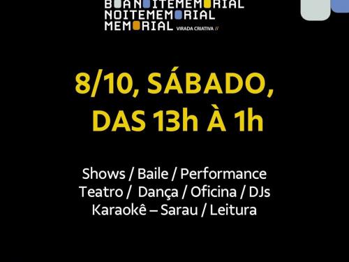 "Boa Noite Memorial" - Virada Criativa do Memorial
