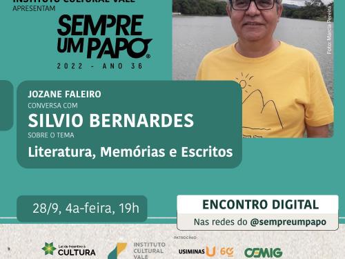 Sempre Um Papo recebe Sílvio Bernardes