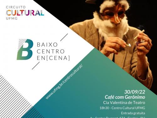 Café com Gerônimo Solo com Leo Ortiz, da Cia Valentina de Teatro