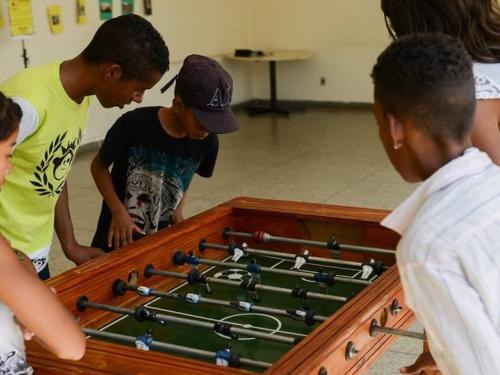 Atividade Brincando na Vila no Centro Cultural Pampulha