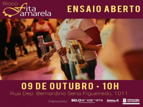 Ensaio e Oficina - Bloco Fita Amarela