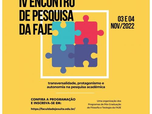 IV Encontro de Pesquisa da FAJE 