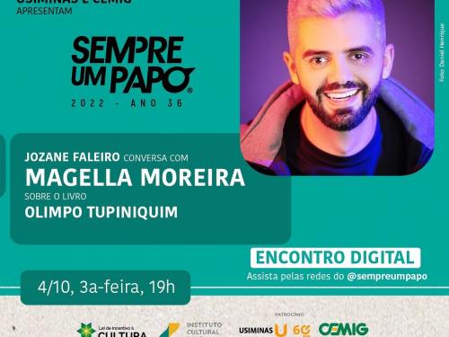 Sempre Um Papo recebe Magella Moreira