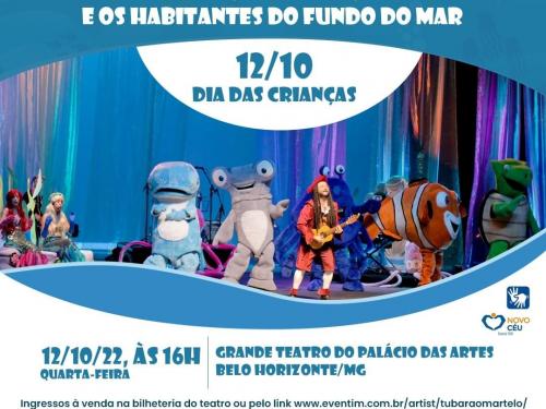 Show: O Tubarão Martelo e os Habitantes do Fundo do Mar
