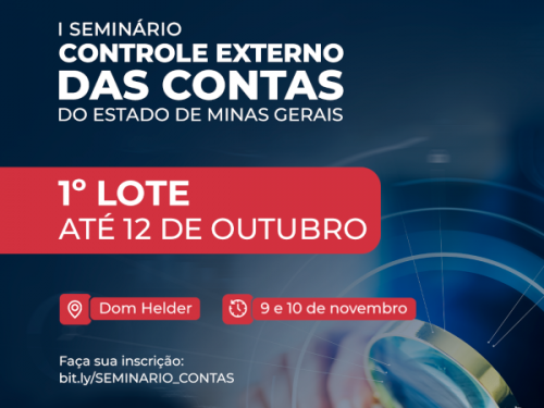 I Seminário Controle Externo das Contas do Estado de Minas Gerais 2022