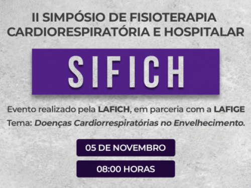 II SIFICH - Simpósio de Fisioterapia Cardiorrespiratória e Hospitalar 2022