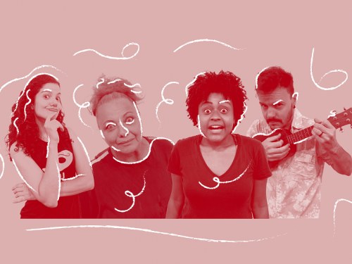 Cartaz de Divulgação do espetáculo A Menina Cientista e o Mistério do Urro