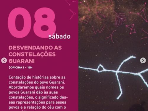 Oficina: "Desvendando as Constelações Guarani" | Espaço do Conhecimento UFMG