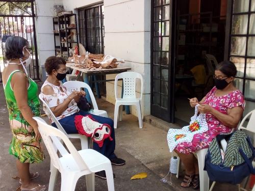 Tricô no Centro Cultural São Bernado