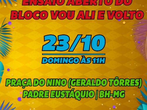 Ensaio aberto - Bloco Vou Ali e Volto