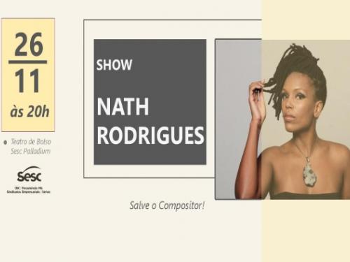 Projeto Salve o Compositor: Nath Rodrigues - Sesc Palladium