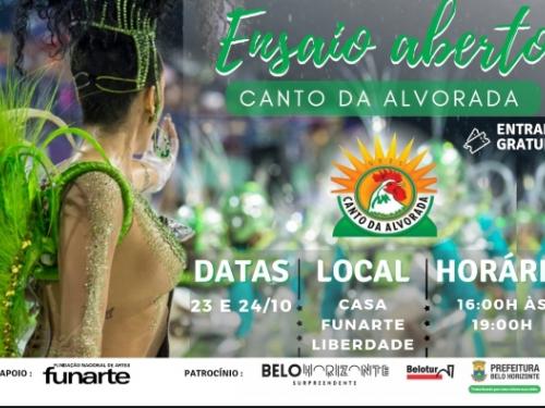 Ensaio aberto - Grêmio Recreativo Escola de Samba Canto da Alvorada