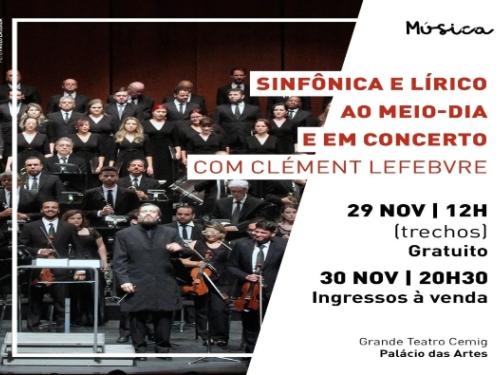 Concerto: com Clément Lefebvre - Orquestra Sinfônica e Lírico