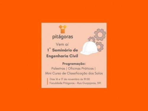 1º Seminário de Engenharia Civil - Faculdade Pitágoras