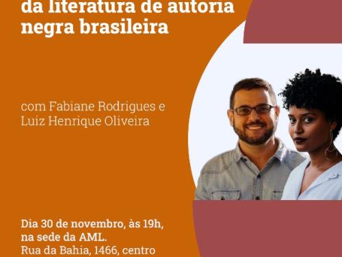 Palestra “Trajetórias editoriais da literatura de autoria negra brasileira"
