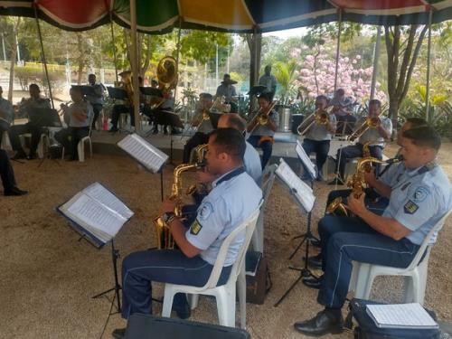Apresentação banda da Guarda Civil Municipal