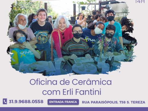 Aniversário: Bar do Museu Clube da Esquina - Oficina de Cerâmica com Erli Fantini
