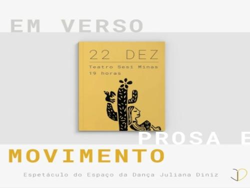 Espetáculo: "Em verso, prosa e movimento"