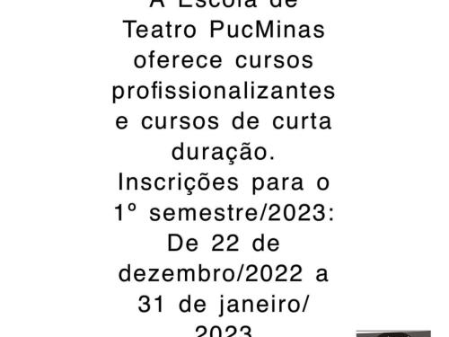 Cursos - Escola de Teatro PUC Minas