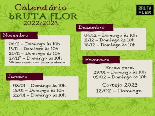 Ensaios: Bloco Bruta Flor