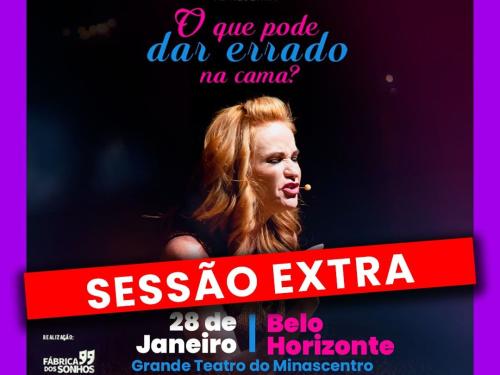 Espetáculo de comédia “O Que Pode Dar Errado na Cama?” – Cátia Damasceno