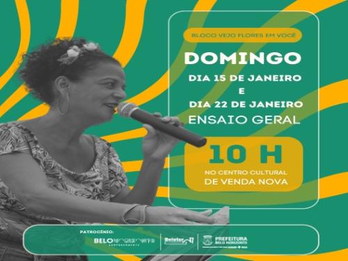  Ensaios - Bloco Vejo Flores em Você