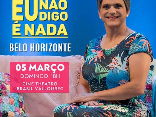 Stand-up: Dona Sônia em "Eu Não Digo é Nada" – com Glauber Cunha