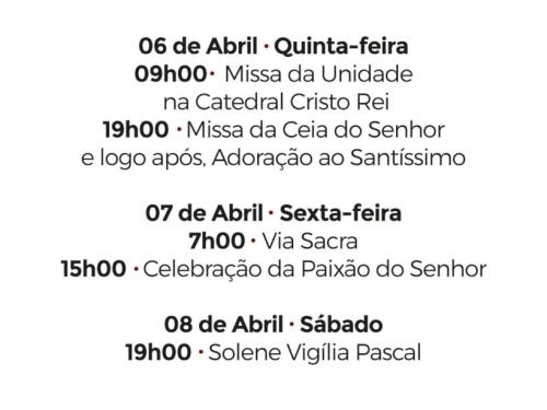 Semana Santa - Igreja Nossa Senhora Rainha