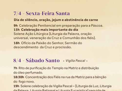 Semana Santa - Igreja Santo Antônio Venda Nova