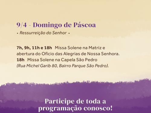 Semana Santa - Igreja Santo Antônio Venda Nova