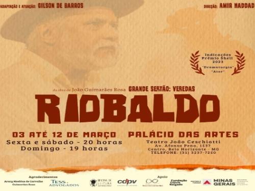  Espetáculo: “Riobaldo"