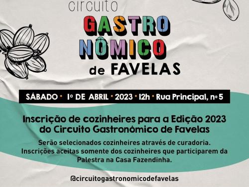 Palestra: Circuito Gastronômico de Favelas