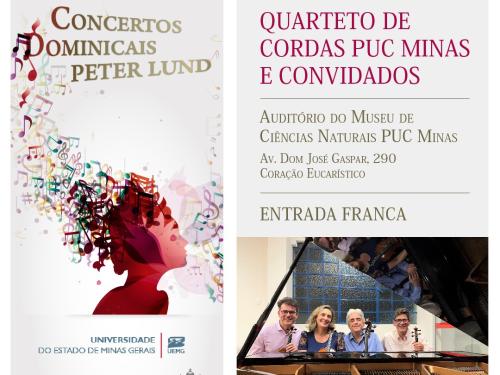 "Concertos Dominicais Peter Lund"| Museu de Ciências Naturais - PUC Minas