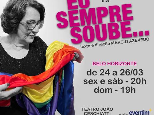 Espetáculo: "Eu Sempre Soube ..." com Rosane Gofman