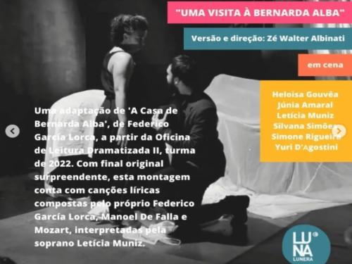 "Uma Visita à Bernarda Alba" - Abertura In Cena 2023 - Cia Luna Lunera