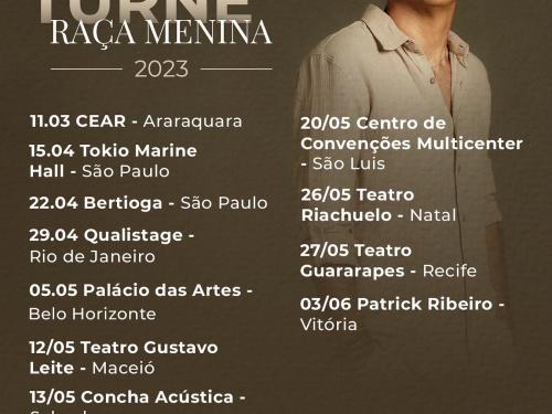 Show: Jorge Vercillo - Turnê “Raça Menina”