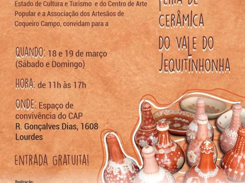 Feira 'Cerâmica do Vale do Jequitinhonha'