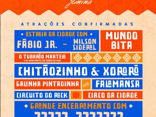 Programação Cidade Junina