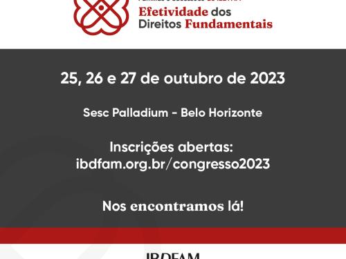 XIV Congresso Brasileiro de Direito das Famílias e Sucessões 2023
