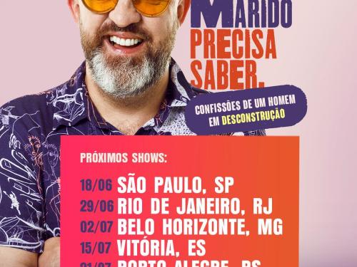 Palestra: "Tudo que seu marido precisa saber" - Fabricio Carpinejar